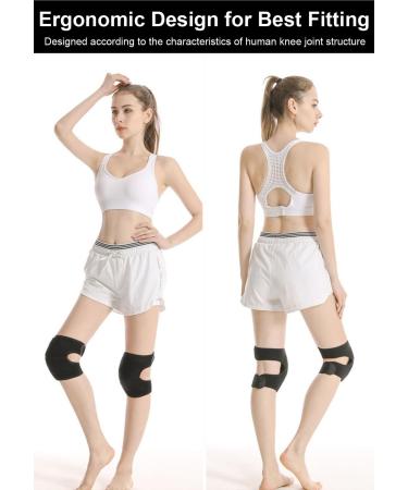 Buy Adjustable Soft Knee Pads for Women & Men - Volleyball Dance & Wrestling Gear - Medium Gray - Buy Online on GoSupps.com