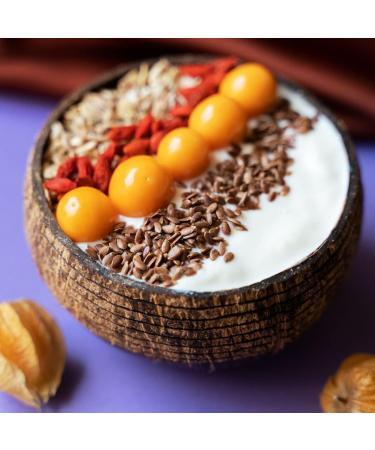 Organic Brown Flax Seeds (300g) - High in Fiber & Omega-3 - Eco-Friendly Packaging - Nutrient-Rich from Controlled Organic Cultivation - Buy Online on GoSupps.com