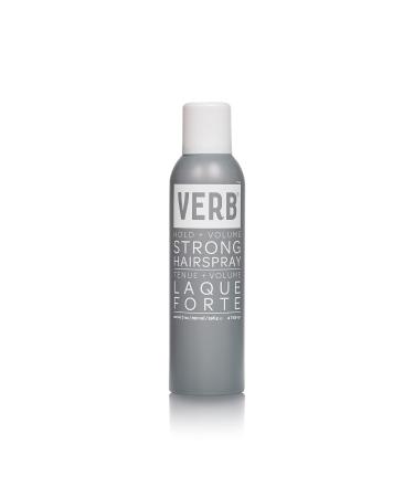 VERB Strong Hairspray - Hold & Volume - Weightless Strong Hold Hairspray - Flake-free formula for styling and heating tools Ideal for Locking in up-dos and Curls for All Hair Types 7 oz