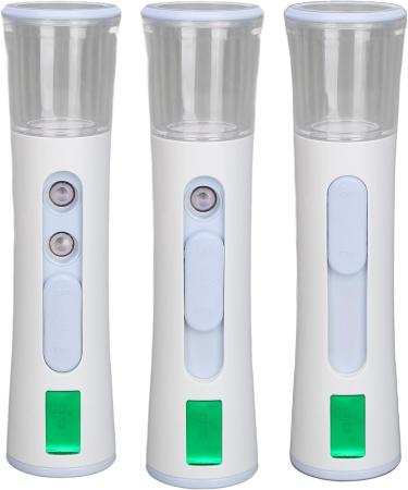 Facial Mist Sprayer Hand Held Facial Humidifier Double Holes High Efficiency 30ml Capacity Ultra Fine Spray for Home and Outdoor Use (Blue) - Buy Online on GoSupps.com
