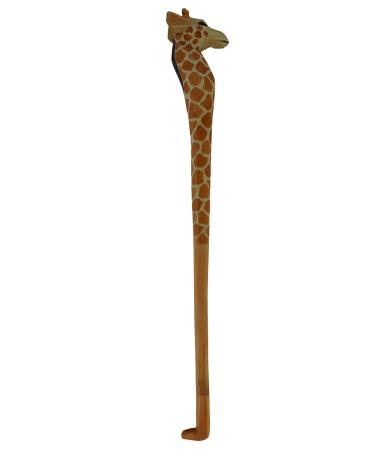 Handcrafted Wooden Giraffe Back Scratcher for Men & Women - Perfect Gift for Comfort & Relief | International Shipping Available - Buy Online on GoSupps.com