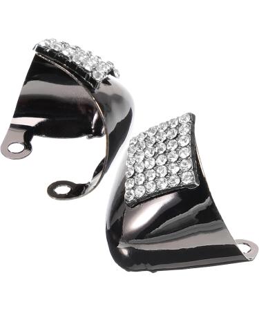 Sherchpry High Heels Toe Covers - 2 Pairs Leather Protectors for Weddings & Graduations | Pointed Tip Metal Sleeves & Boot Accessories - Buy Online on GoSupps.com