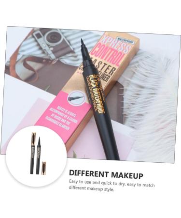 Hemoton 2pcs Makeup Eyeliner Sweat-proof Eyeliner Pens Household Eyeliners Liquid Eyeliners Cosmetic Pens Makeup Pens Eyeliner Pen Waterproof Eyeliners Eye Beauty Pens - Buy Online on GoSupps.com