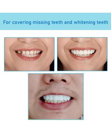 XLBHSH 3 Pair (Upper & Lower Dentures) Upper & Lower High Quality Instant Smile Comfort Dental for Men & Women for Missing Teeth with Box - Buy Online on GoSupps.com