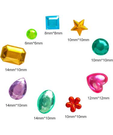 Holicolor 390pcs Gem Stickers | Self Adhesive Rhinestones Crystal Jewels for Crafts | Multicolor Assorted Sizes - Buy Online on GoSupps.com