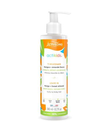 ACTIVILONG - Ti Milkshake Leave In Actikids - Sans Rin age - Cheveux Boucl s Cr pus - D s 3 ans - Definit Et Hydrate - Ingr dients Naturels - Vegan - Parfum Hypoallerg nique - Made In France - 240ml Unique