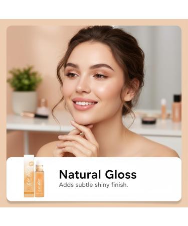  Hengxuan Apricot-Scented Moisturizing Lip Gloss for Dry Lips - Plant-Based Moisturizing Formula Silky Texture Mirror-Look Shine Daily Care for On-the-Go with a Plumping Effect (4) - Buy Online on GoSupps.com