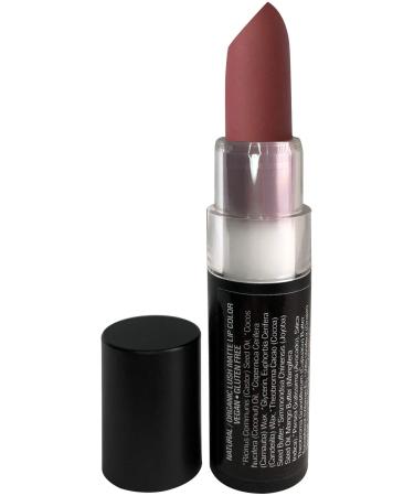 Mom's Secret Natural Matte Lipstick  Organic  Long Lasting  Vegan  Gluten Free  Cruelty Free  Made in the USA  0.15 oz. (Blushing Bride)