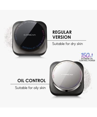 CARSLAN Translucent Matte Oil Control Setting Powder for Oil Skin Tones - 24h Longlasting & Brightening Formula - Buy Online on GoSupps.com