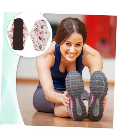 Organic Bamboo Pantiliners for Women - 5pcs Washable Charcoal Menstrual Pads - Buy Online on GoSupps.com