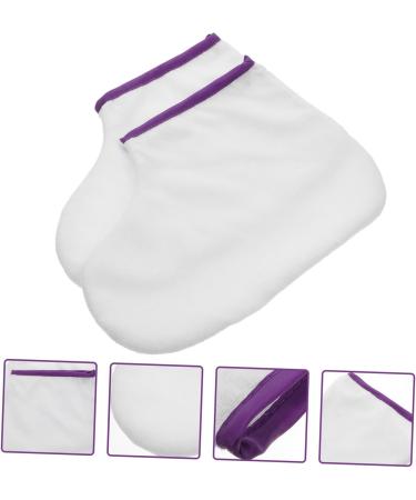 FRCOLOR 1 Pair Waxed Feet Care Bag Foot Cover Made of Paraffin Wax Foot Bath Pads Simple Wax Warmer Foot Holder Skin Cover Made of Paraffin Wax Warming Foot Cover Fluff - Buy Online on GoSupps.com