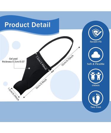 Misumi Toe Separator for Overlapping Toes - Orthopedic Bale Toe Rail Pain Relief for Large Toe Bales Non-Surgery Correction - Valgus-Toe Smoothing Black - Shop Now! - Buy Online on GoSupps.com