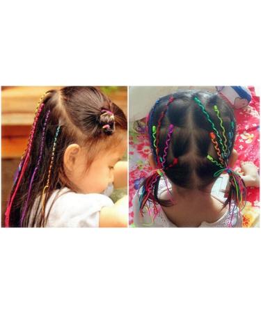 Hixixi 20pcs Colorful Hair Braiding Yarn Bands - DIY Fashionable Hiphop Hair Ties - Buy Online on GoSupps.com