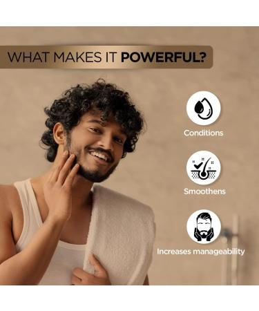 The Man Company Advanced Beard Growth Oil for Men with Argan & Geranium Nourishes and Strengthens Beard for Faster Growth for Beard Softness Shine & Patchy Beard 30 ml - Buy Online on GoSupps.com