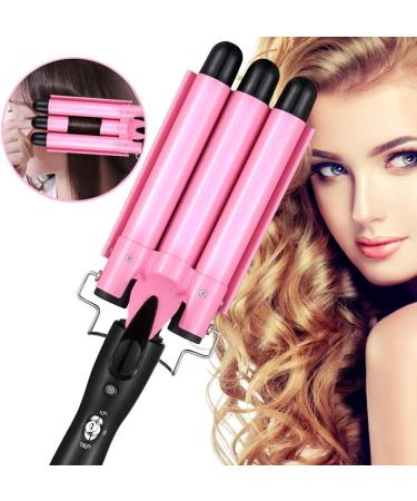 Hair Curling Iron 3 Barrel Wands 20/22/25/28/322mm Hair Waver Curling Iron for Long or Short Hair Professional Curling Wand Temperature Adjustable Heat Up Quickly Hot Tools (25mm) - Buy Online on GoSupps.com