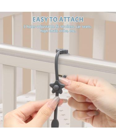 ClDy Baby Toy Pacifier Chain & Silicone Cup Catcher - BPA-Free Perfect for Strollers & High Chairs - 5 Piece Set - Buy Online on GoSupps.com