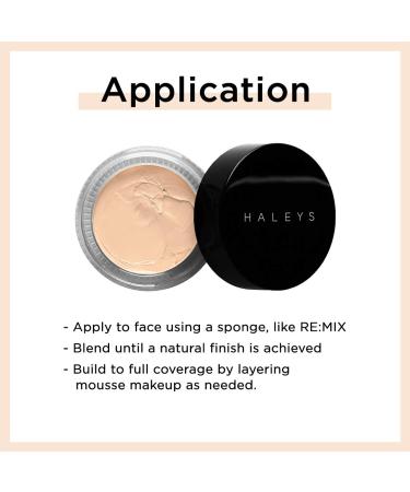 HALEYS RE VEAL Vegan Mousse Makeup (2.50 oz) - Cruelty-Free Whipped Foundation for Even Skin Tone and Buildable Coverage - Buy Online on GoSupps.com
