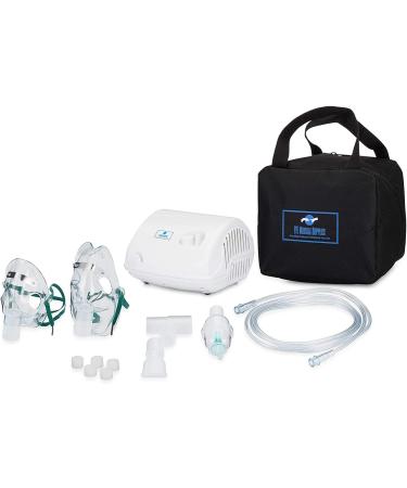 TRUneb Compressor Vaporizer Asthma Machine System for Adult and Child - Carry Bag - Two Year Warranty