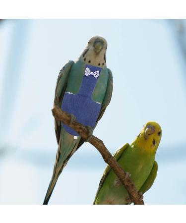 Mipcase Parrot Flying Suit & Diaper Harness | Premium Cotton Bird Clothing for African Grey Macaw & Budgies - Worldwide Shipping - Buy Online on GoSupps.com