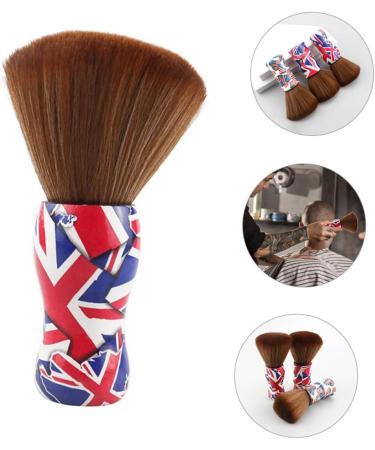 2pcs Hair Cleaning Brush & Dust Blower - Men's Shaving Brush & Fiber Wool Grooming Tool for Hairdressing - Buy Online on GoSupps.com