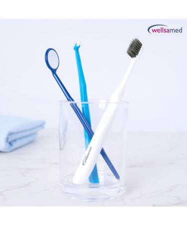 Wellsamed Savings Set: Black'n White Activated Carbon Toothbrush & Splat Blackwood Whitening Toothpaste for a Brighter Smile - International Shipping Available - Buy Online on GoSupps.com