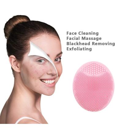 10PCS Silicone Facial Cleansing Brush - Gentle Face Scrub Clean Brush for Acne and Blackheads Removal - Ideal for Sensitive and Dry Skin - Buy Online on GoSupps.com