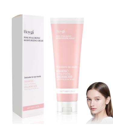 HANGGON Hyaluronic Moisturizing Cream pink hyaluronic moisturizer face cream women moisturizing face cream with hyaluronic acid for all skin types
