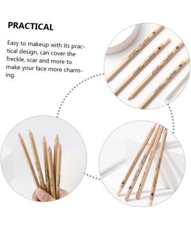 Healeved 8 Pcs Concealer Pen Eye Brightener Concealer Eye Concealer Women Makeup Supplies Wooden - Buy Online on GoSupps.com
