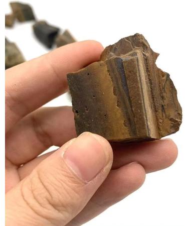 500g Natural Raw Gemstone Yellow Tiger Eye Crystal Material Stone Suitable for Furniture Decoration Home Goods - Buy Online on GoSupps.com