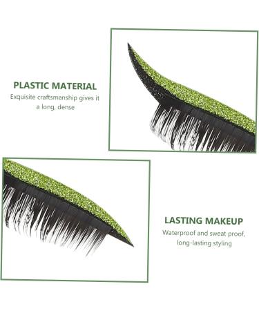 Angoily 28 Pairs False Eyelash Stickers Reusable Eyelash Decals Cat Eye Line Stickers Double Eyelid Tape Colored Eyeliners Eyeliner Sticker with Eyelashes Make up Beauty Products Plastic - Buy Online on GoSupps.com