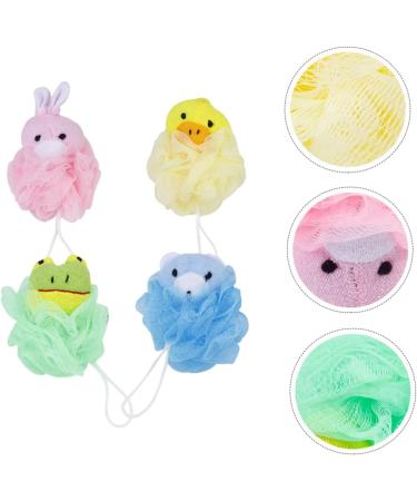 Beavorty 8pcs Cartoon Bath Ball Kids Bath Sponge - Exfoliating Loofah Sponge for Children's Bath Time - Buy Online on GoSupps.com
