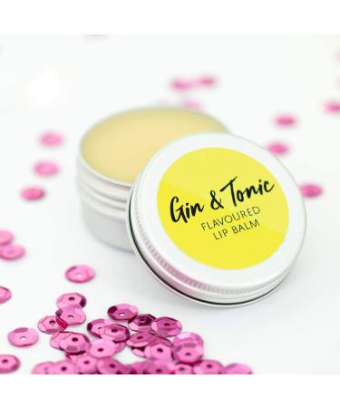 Gin and Tonic Lip Balm - Hand-Poured Hydrating Treatment for Chapped Lips (12g) - Vegan-Friendly Formula with Candelilla Wax for Nourishment and Repair - Buy Online on GoSupps.com