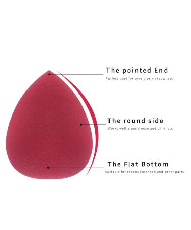 BABA Luxury Beauty Sponge Set - Non-Allergenic Makeup Blenders for Flawless Foundation Application | Multi-Colored Set of 5 - Buy Online on GoSupps.com