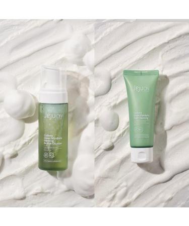 Cuthera Green Mandarine Cleansing Foam Duo SET - Vegan Hydrating Skincare Pore Care & Exfoliation | Natural Korean Beauty - Buy Online on GoSupps.com
