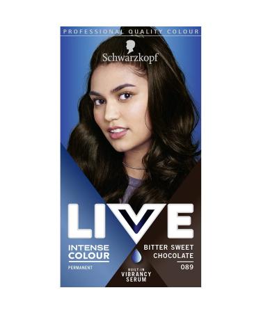Schwarzkopf LIVE Intense Colour Long Lasting Permanent Brown Hair Dye 89 Bitter Sweet Chocolate 1 Count (Pack of 1) Bitter Sweet Chocolate 1 Count (Pack of 1) - Buy Online on GoSupps.com