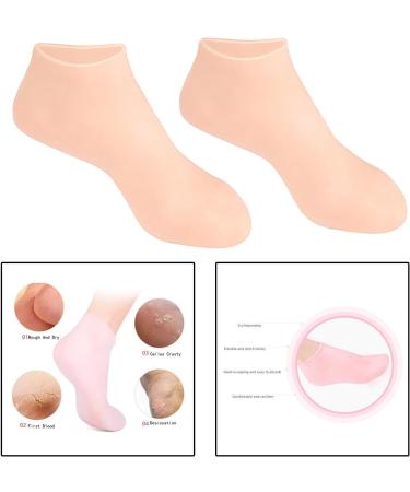kawehiop Toe Socks with Soft Silicone Gel for Foot Care Cushioned and Supportive Skin M 1Set 1Set Skin M - Buy Online on GoSupps.com
