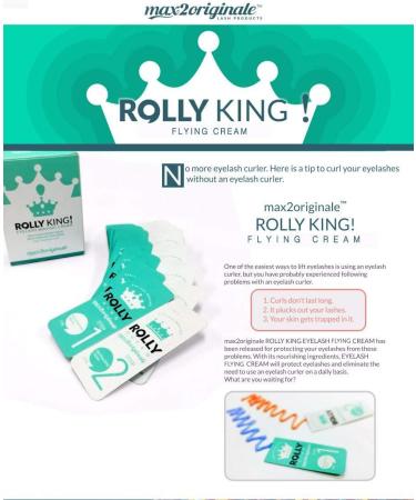 Rolly King Perm Step 1 & 2 for Eyelash & Brow Lamination - 10 Sachets Box - Professional Grade - Buy Online on GoSupps.com