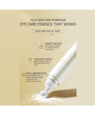 VENZEN Peptides Multi Effect Eye Roller Essence - Removes Eye Bags Anti-Wrinkle Cooling Treatment 25ml / 0.85fl. oz - Shop Now for Youthful Skin - Buy Online on GoSupps.com