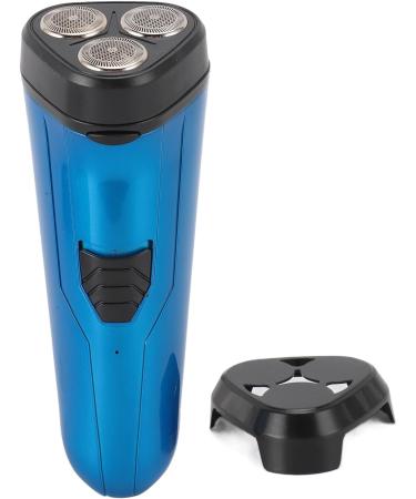 Electric Beard Trimmer Electric Beard Trimmer 3 Floating Heads Rechargeable Precise Cutting Cordless Beard Clipper for Men (Blue) - Buy Online on GoSupps.com
