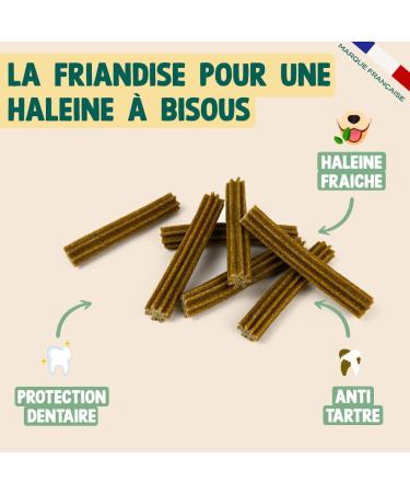 Franklin - Dental Treats for Dogs - Chew Stick with 30% Mint - Fresh Breath - 250g - Buy Online on GoSupps.com