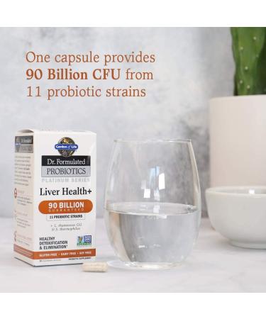 Garden of Life Liver Health+ Probiotic 90 Billion CFU, Vegan & Gluten Free - 30 Capsules - Buy Online on GoSupps.com