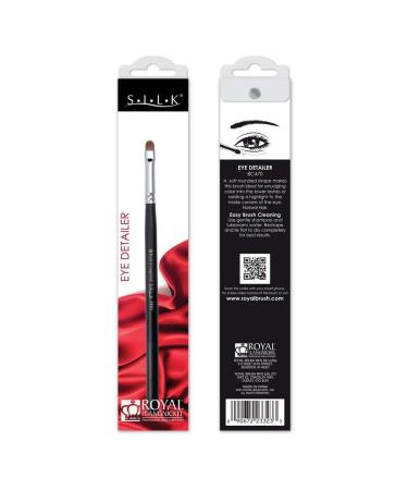 Royal & Langnickel Silk Pro Eyeshadow Brush Precision Detailing Brush for Flawless Makeup | International Shipping Available - Buy Online on GoSupps.com