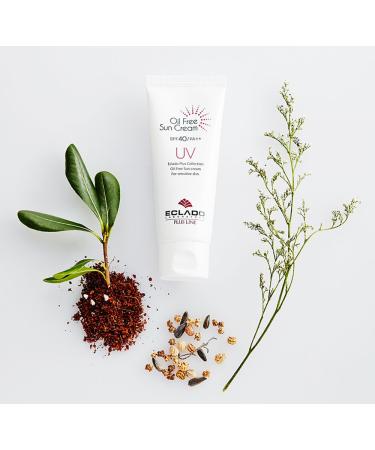 ECLADO Oil Free Sun Cream SPF40 PA++ - 70g | Lightweight UV Protection for All Skin Types - Shop Internationally - Buy Online on GoSupps.com