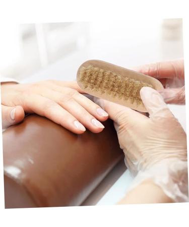 POPETPOP Nail Cleaning Brush Fingernail Brush Elliptical Cleaning Brush Hand and Nail Brush Nail Scrubbing Brush Cleansers Household Nail Art Pig Hair Double Sided Man Beauty Tools - Buy Online on GoSupps.com