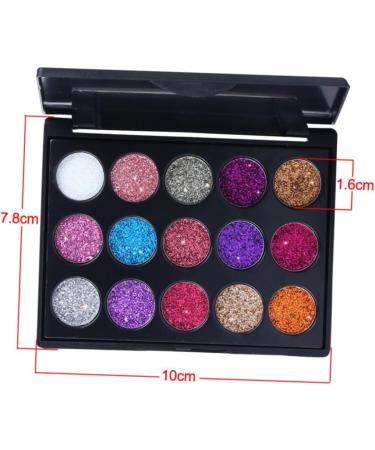 Mipcase Makeup Plattete 15 Matte Eyeshadow Eye Shadow Palettes Eyeshadow Pallet Eyeshadow Palette Diamond Sequins - Buy Online on GoSupps.com