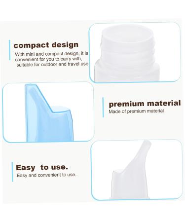 5pcs Mini Plastic Perfume & Toiletry Containers Set | Empty Spray Bottles for Oral & Nasal Use - Buy Online on GoSupps.com