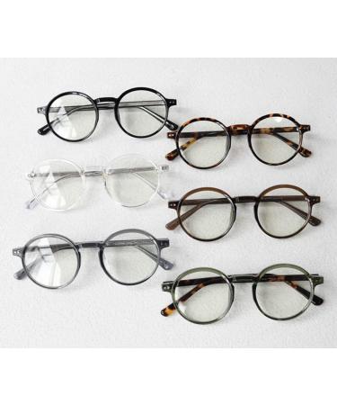 Kachawoo TR90 Full Rim Myopia Glasses Frame - Blue Light Filter Leopard Design for Work & Screens - Buy Online on GoSupps.com