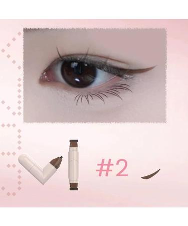 Wing Stamp Eyeliner with wing effect for cat eye look durable wearresistant stamp for women swimming beginners appointments commuting sensitive skin reliable makeup Brown Tea - Buy Online on GoSupps.com