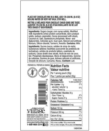 Gourmet du Village Mini Hot Chocolate Smores 35 Gram - Buy Online on GoSupps.com