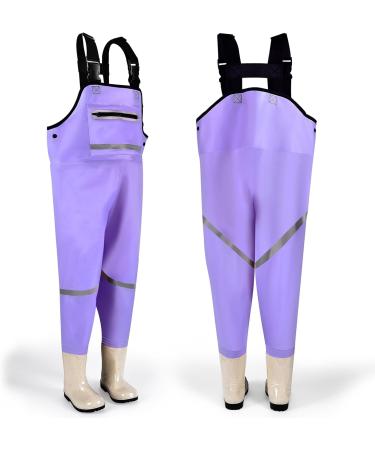 Ieeilulu Children's Fishing Waders - Waterproof Wathose with Adjustable Straps & Breast Pocket for Kids - Buy Online on GoSupps.com
